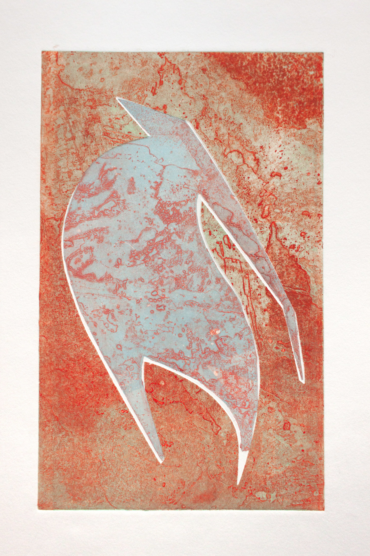 Unique Collograph and Monotype Print 2